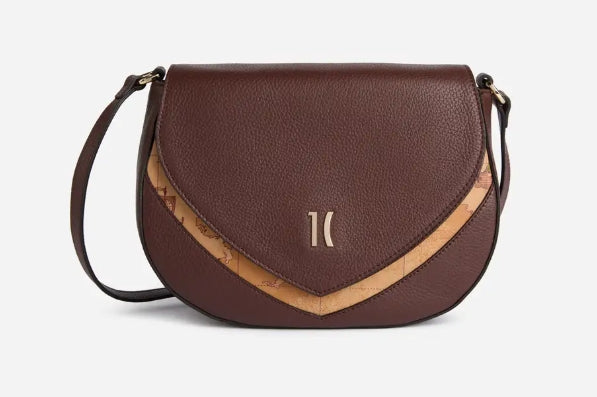 Alviero Martini 1A Classe Tracollina Con Patta L LD52 8630 Col. 0529 Mahogany/Mogano